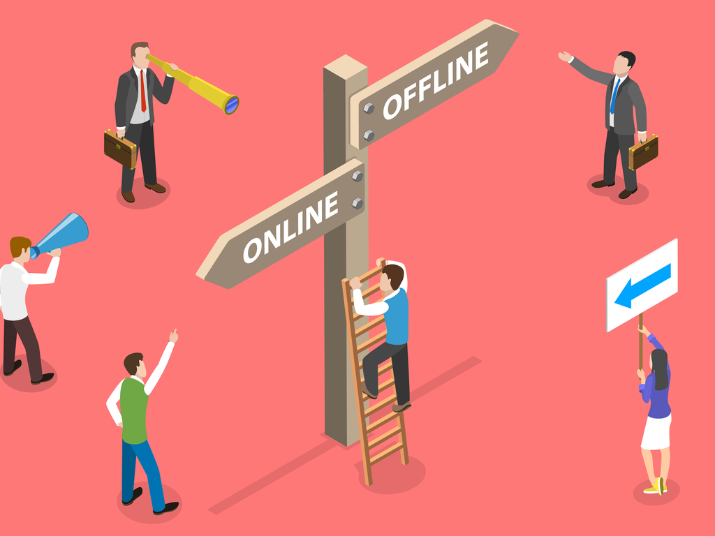 kênh marketing online và offline